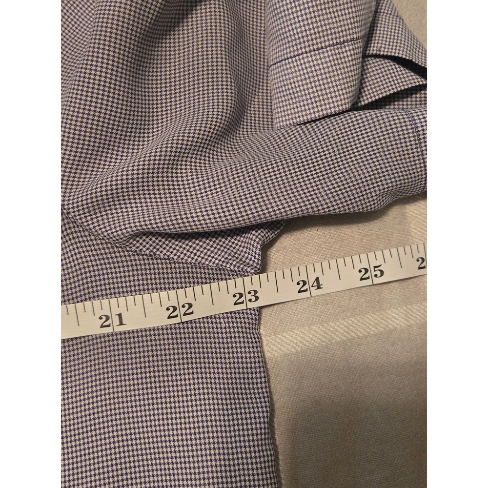 Magellan Outdoors Mens Medium Fishing Shirt MagWick Blue Plaid Vented Back - Picture 5 of 6